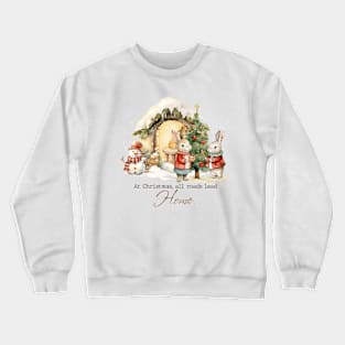 Christmas Wishes Quote Crewneck Sweatshirt